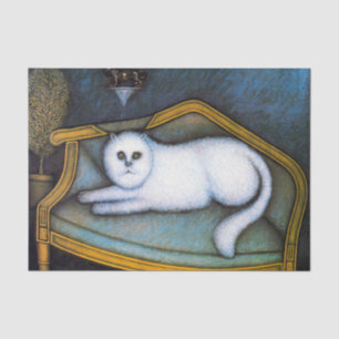 Angora cat, Morris Hirshfield Tissue Paper