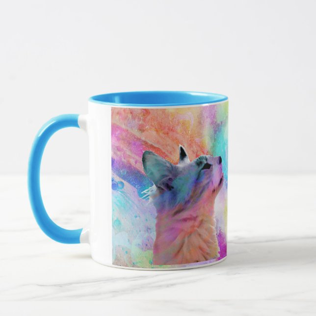 Angora Cat  Mug (Left)
