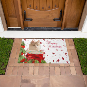 Angora Christmas Doormat