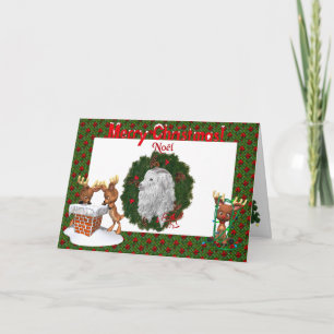 Angora Goat Christmas Card
