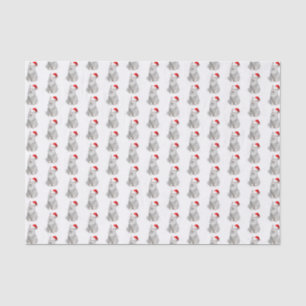 Angora Santa Cat Tissue Paper
