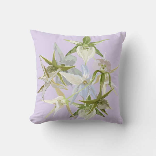 Angraecum orchids cushion (Front)