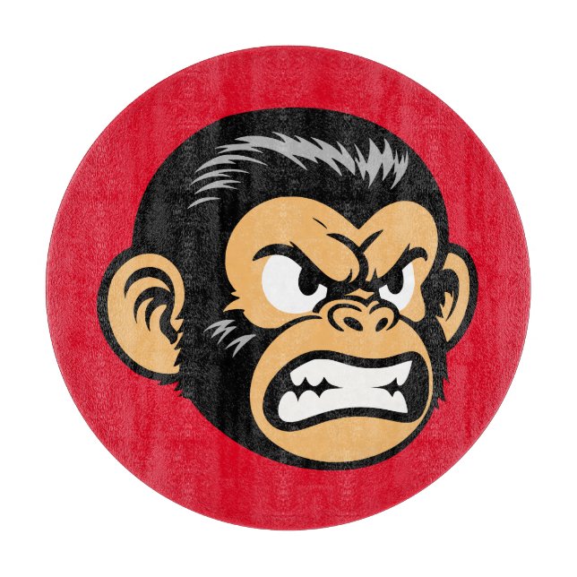 Angry Ape Cutting Board (Front)
