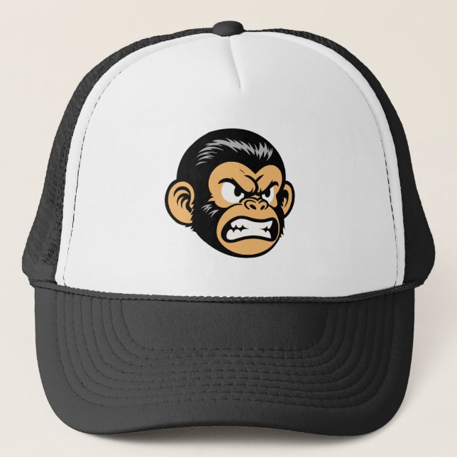 Angry Ape Trucker Hat (Front)