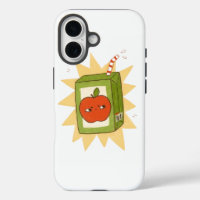 Angry apple juice box! Funny cute cartoon!