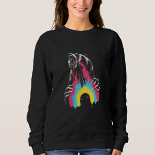 Angry Bear Doesn't Care Vintage Classic Sweatshirt