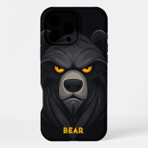 Angry Bear Personalised iPhone 16 Pro Max Case