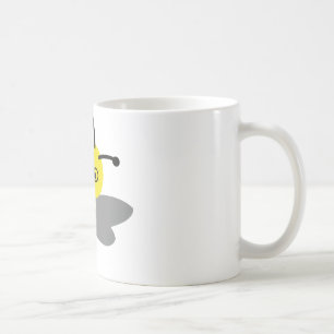 angry bee coffee mug