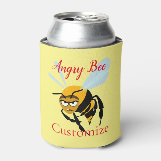 Angry Bee Thunder_Cove Can Cooler (Can Front)