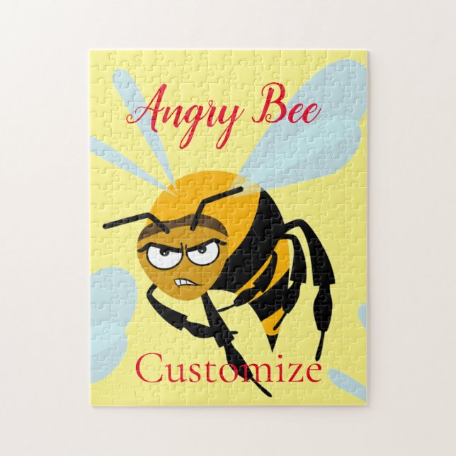 Angry Bee Thunder_Cove Jigsaw Puzzle (Vertical)