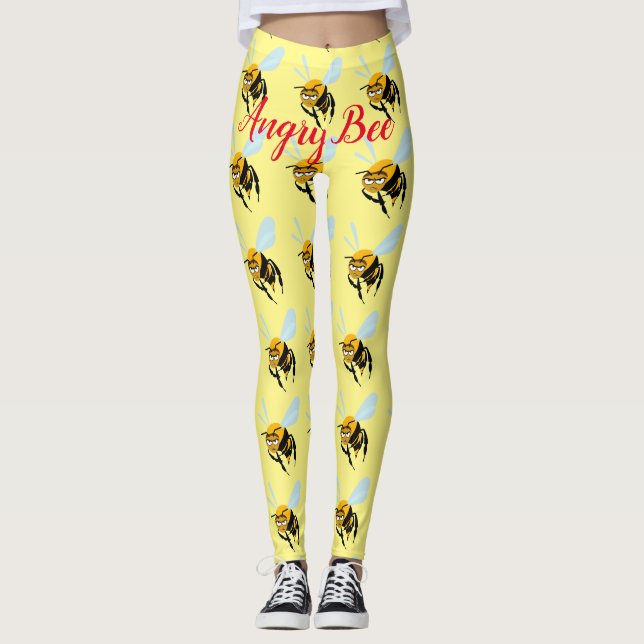 Angry Bee Thunder_Cove Leggings (Front)
