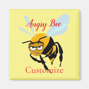 Angry Bee Thunder_Cove Magnet