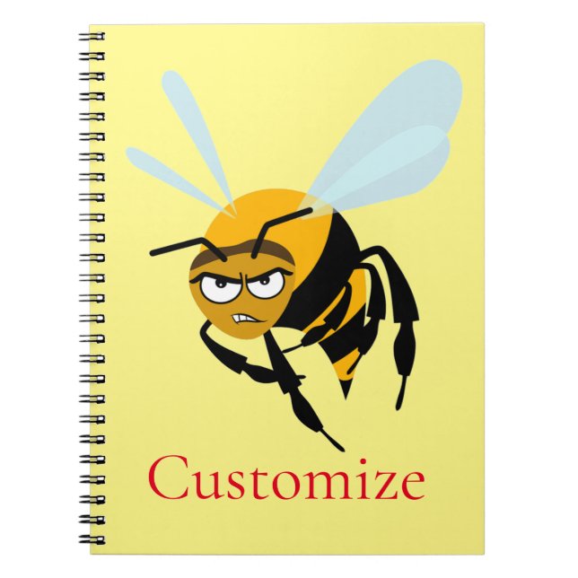 Angry Bee Thunder_Cove Notebook (Front)