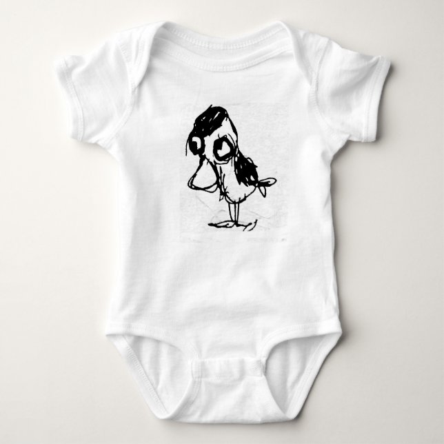 Angry Bird Baby Bodysuit (Front)