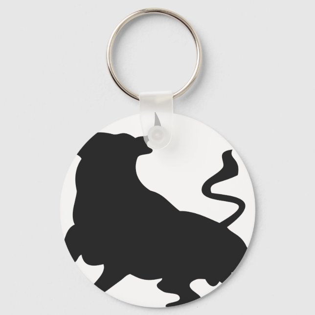 Angry bull key ring (Front)