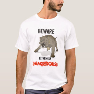 Angry Bulldog White T-Shirt