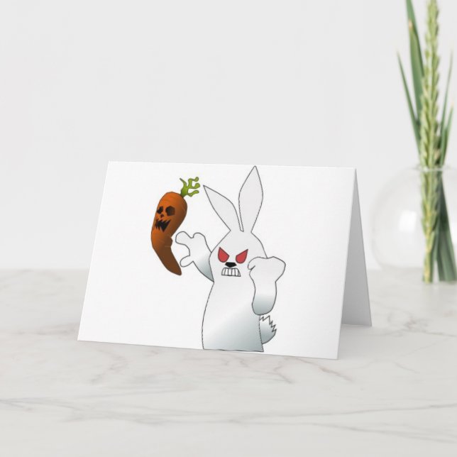 Angry Bunny Card (Front)