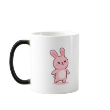 Angry Bunny Minimal Kawaii Style
