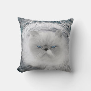 Angry Cat 5 Hurricane Cushion