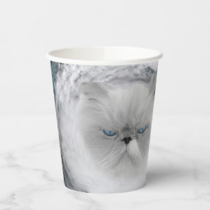 Angry Cat 5 Hurricane Paper Cups