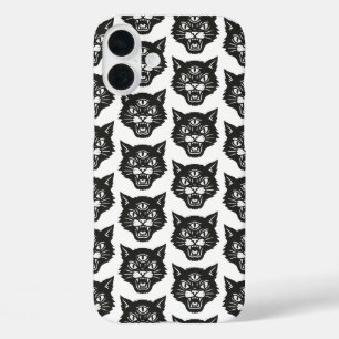Angry Cat iPhone 16 Plus Case