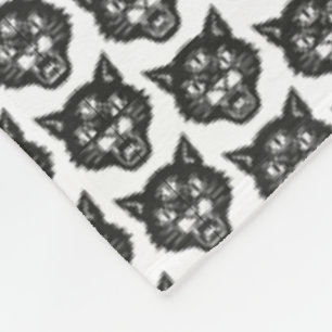Angry Cat  Fleece Blanket