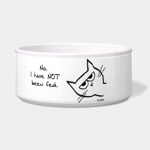 Angry Cat has NOT been fed!