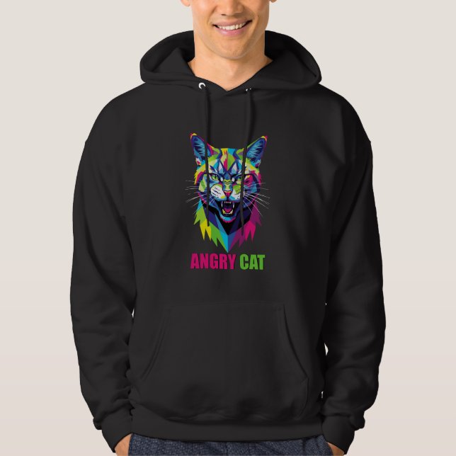 ANGRY CAT HOODIE (Front)