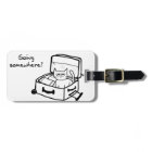 Angry Cat in Suitcase - Funny Gift for Travelers