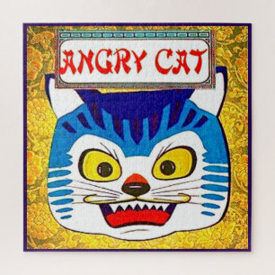 Angry Cat Jigsaw Puzzle