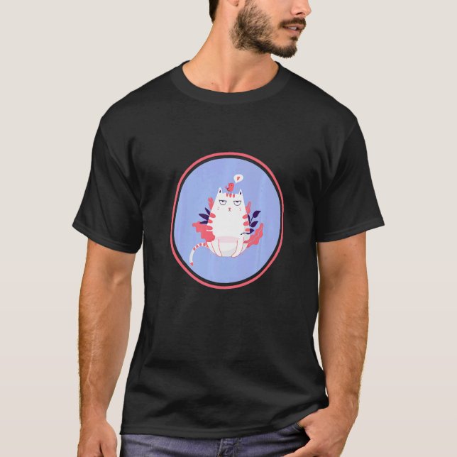 Angry Cat  Pet T-Shirt (Front)