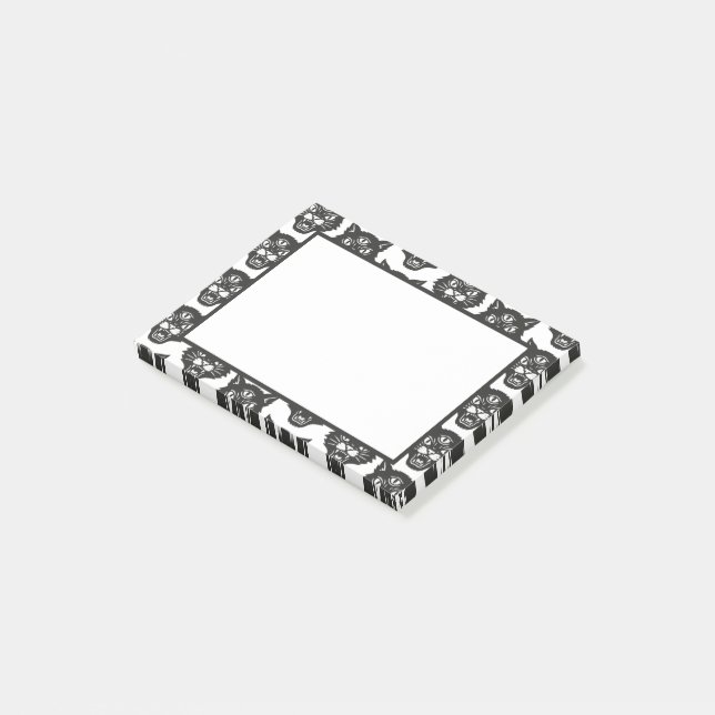 Angry Cat Post-it Notes (Angled)