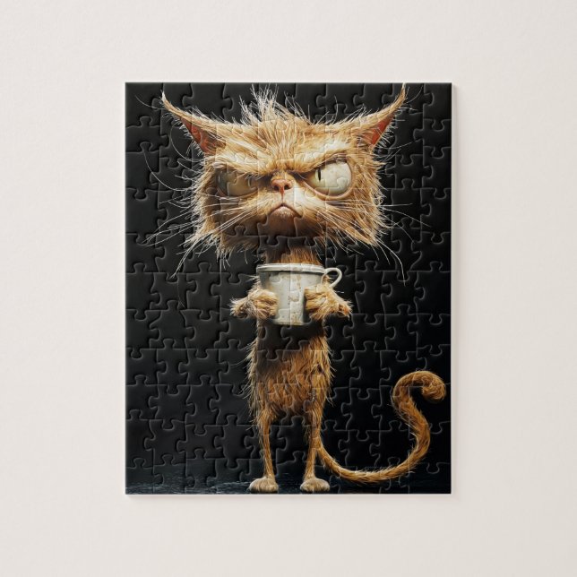 Angry Cat Puzzle (Vertical)