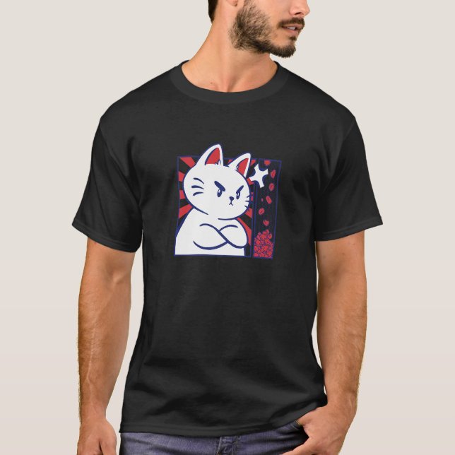 Angry Cat T-Shirt (Front)