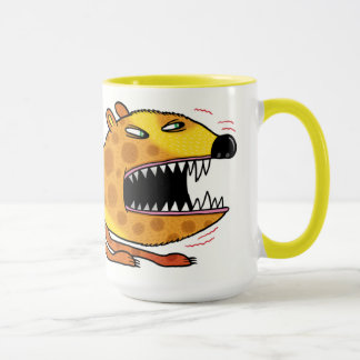 Angry cat tiger leopard mug