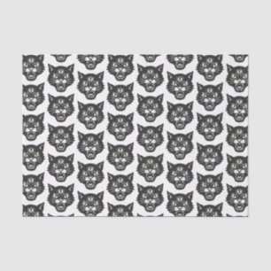 Angry Cat Tissue Paper
