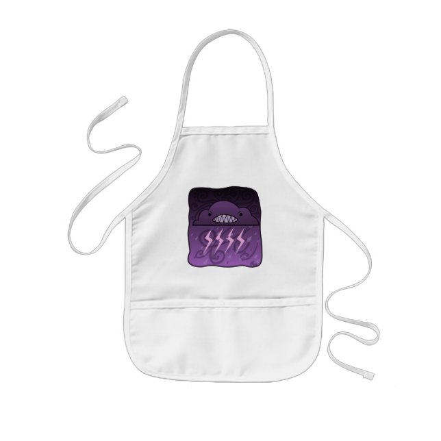 Angry Cloud Apron (Front)