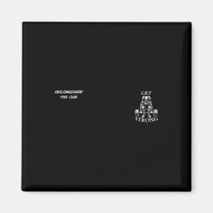 Angry Clown Weightlifting Tattoo And Gym Fusion De Magnet