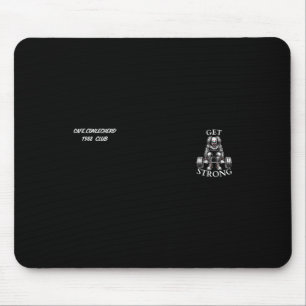 Angry Clown Weightlifting Tattoo And Gym Fusion De Mouse Pad
