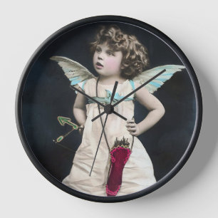 Angry Cupid Clock