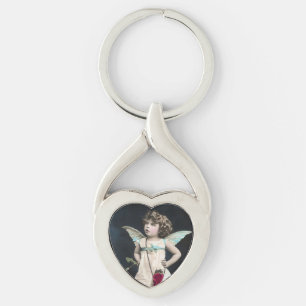 Angry Cupid Key Ring