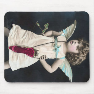 Angry Cupid Mouse Pad