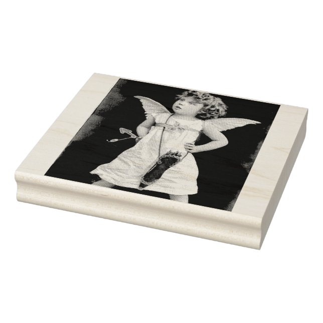Angry Cupid Rubber Stamp (Stamp)