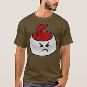 Angry Curling Rock Dark Grey T-Shirt