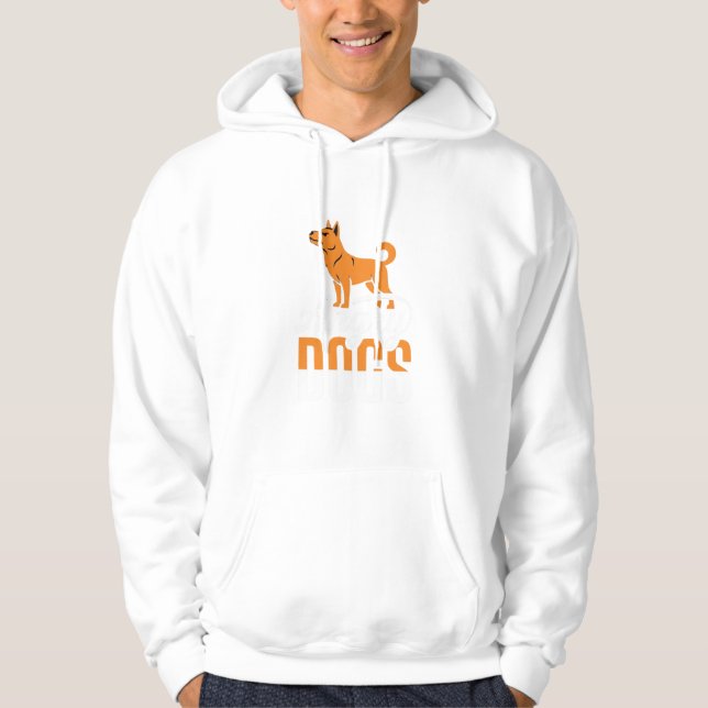 Angry Dogs Vector Mascot Hoodie (Front)