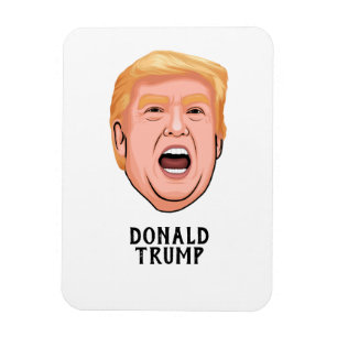 ANGRY DONALD TRUMP CUSTOM MAGNET