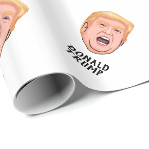 ANGRY DONALD TRUMP CUSTOM WRAPPING PAPER