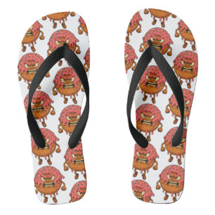 Angry Doughnut II Thongs