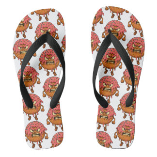 Angry Doughnut II Thongs