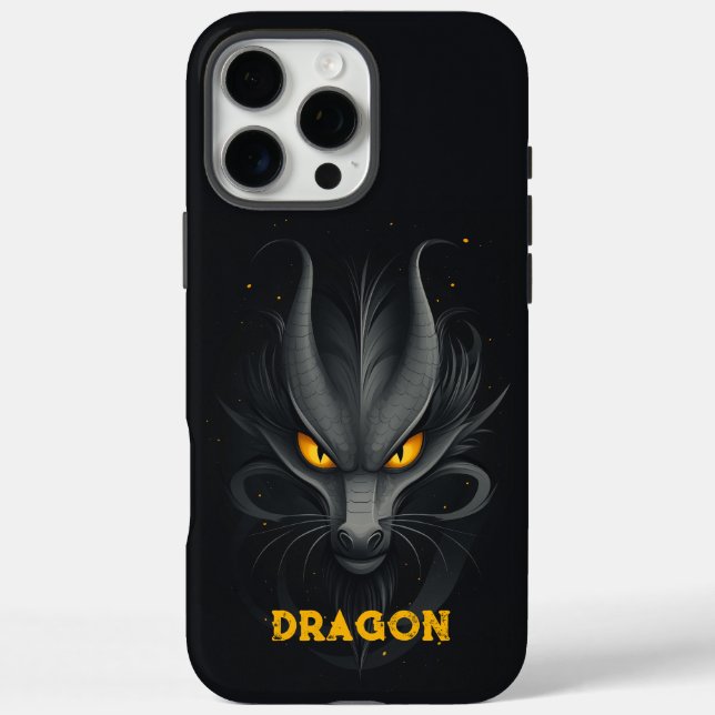 Angry Dragon Black Case-Mate iPhone Case (Back)